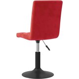 vidaXL Vrtljivi jedilni stoli 4 kosi vinsko rdeč žamet, (20945754) | Shoptok.si