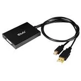 DisplayPort Priključni kabel [1x Muški konektor Mini DisplayPort, USB - 1x Ženski konektor DVI, 24 + 1 pol] Crna
