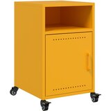 Furnova Nočna omarica gorčično rumena 36x39x59 cm jeklo, (21926580) | Shoptok.si