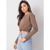 BASIC Feel Good Blouse-RV-BZ-5121.16P-brown | Shoptok.si