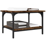 Stalak za pisač s 2 razine boja hrasta 50 x 40 x 38 cm drveni | shoptok.hr
