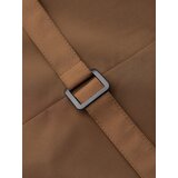 Ombre Men's suit vest without lapels - caramel | Shoptok.si
