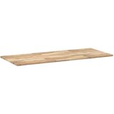 vidaXL Površina za umivaonik neobrađena 120x60x2 cm od drva bagrema | shoptok.hr