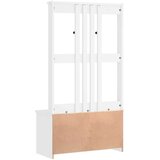 vidaXL Drevo za dvorano "SANDENS" bela 87x40x159,5 cm masivni les bora | Shoptok.si