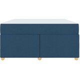  Konstrukcija postelje z vzmetnico Modra 160 x 200 cm blago, (5000127831) | Shoptok.si
