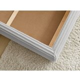 Bobochic Paris Svijetlo sivi tapecirani bračni krevet s prostorom za odlaganje s podnicom 160x200 cm Jade – | shoptok.hr