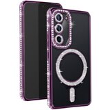 AVIZAR Diamantno ohišje za Samsung Galaxy S23 MagSafe Contour Strass, Vijolična, (5000014452) | Shoptok.si
