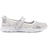 GOODIN White sports leather ballerinas | Shoptok.si