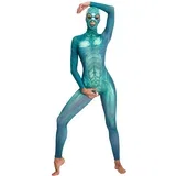 Beasty Suits Reptiloid Roleplay - kostim za igranje uloga gmazova s maskom (zeleni) - L/XL