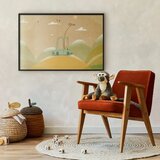  Plakat - Traveling Giraffe 60x40 Crni okvir | shoptok.hr