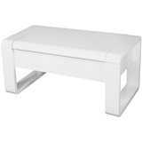 XORA klubska miza, bela, visoki sijaj | Shoptok.si