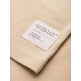 Ombre Men's cotton T-shirt with delicate embroidery - cream | shoptok.hr