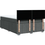  Krevet s oprugama i madracem tamnosivi 140x190 cm od tkanine | shoptok.hr