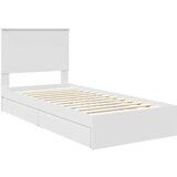  Krevet s od storage Bijelo 90 x 200 cm Konstruirano drvo | shoptok.hr