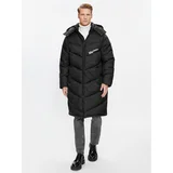 KARL LAGERFELD JEANS KARL LAGERFELD Puhovka Klj Long Puffer Jacket 236D1501 Črna Regular Fit