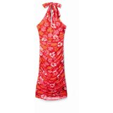 Desigual Haljina boja: crvena, midi, uska | shoptok.hr
