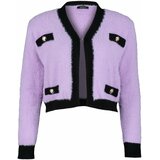 Trendyol Cardigan - Purple - Regular fit Cene