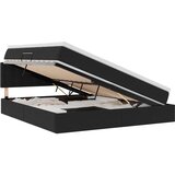vidaXL postelja s shranjevanjem z vzmetnico črna 160 x 200 cm žamet, (5000121349) | Shoptok.si