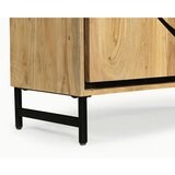 Ambia Home KOMODA, črna, barve akacije | Shoptok.si