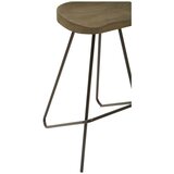 Premier Housewares Crna/u prirodnoj boji barska stolica od čvrstog brijesta (visine sjedala 78 cm) District – | shoptok.hr