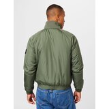 Calvin Klein Jeans Prijelazna jakna 'Harrington' maslinasta / crna / bijela | shoptok.hr