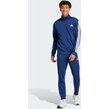 Adidas Športna trenirka temno modra / bela | Shoptok.si