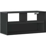 vidaXL TV omarica črna 80x31x39,5 cm inženirski les in kovina | Shoptok.si