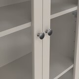 Tvilum Sivo-bež vitrina 78x199x33 cm Madrid – | shoptok.hr