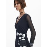 Desigual Obleka črna / bela | Shoptok.si