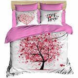  185 whitepinkred double quilt cover set | ePonuda.com