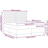 Box spring krevet Ružičasta 180 x 200 cm tkanina - Ružičasta 180 x 200 cm Kristal s dugmadima | shoptok.hr