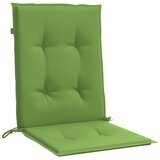  Jastuci za stolice 4 kom prošarano zeleni 100x50x4 cm tkanina | shoptok.hr