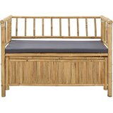  Klupa za vrtno skladištenje 110 x 47 x 80 cm Bambus Prirodna | shoptok.hr