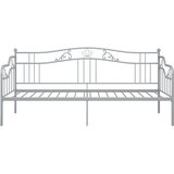  Okvir za krevet na razvlačenje sivi metalni 90 x 200 cm | shoptok.hr