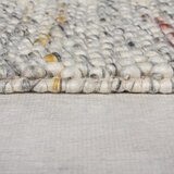 Flair Rugs Sivi/krem ručno rađen tepih od mješavine vune 120x170 cm Minerals Border – | shoptok.hr