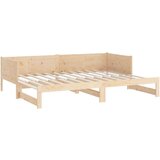  Dnevni krevet na izvlačenje masivna borovina 2x(80x200) cm | shoptok.hr