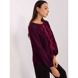 LAKERTA Blouse-LK-BZ-506673.36-dark purple | shoptok.hr