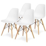  Aurora 25-KS005SET Set plastičnih trpezarijskih stolica 4 kom bela | Eponuda.com