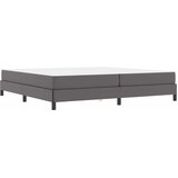  Krevetna konstrukcija s madracem Siva 200 x 200 cm tkanina | shoptok.hr