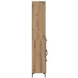  Visok predalnik Umetni hrast 69,5 x 34 x 180 cm Konstruiran les, (5000107967) | Shoptok.si