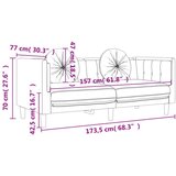  2-dijelni set sofa s jastucima krem baršunasti | shoptok.hr