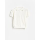 Reserved Džemper s ovratnikom - krem | shoptok.hr