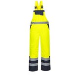 PORTWEST Radne pantalone sa tregerima contrast s489 postavljene žute, vel.s ( 61562 ) | Eponuda.com