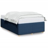 Maison Chic Posteljni okvir - Dvoposteljna postelja - Zakonska postelja brez vzmetnice moder 120x190 cm blago-J12221, (21774404) | Shoptok.si