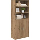  Highboard Umjetnički hrast 80 x 42,5 x 185 cm Konstruirano drvo | shoptok.hr