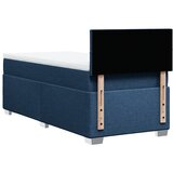  Krevet s oprugama i madracem plavi 80x200 cm od tkanine | shoptok.hr