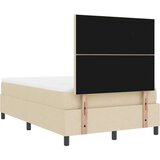 Box spring krevet s madracem Krema 120 x 190 cm tkanina | shoptok.hr