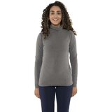 Leone 1947 Majice z dolgimi rokavi Woman High Collar T-Shirt Never Without Siva Cene