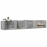  Zidni ormarići 2 kom siva sonome 99x18x16,5cm konstruirano drvo | shoptok.hr