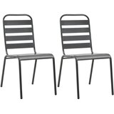  3-dijelni bistro set čelični tamno sivi | Eponuda.ba